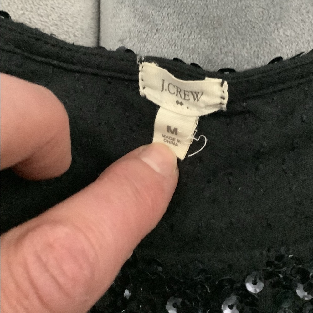 Dressy J. Crew Sequined Top - image 3